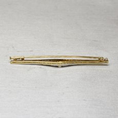 画像4: 14ct．ダイヤモンドブローチ (4)