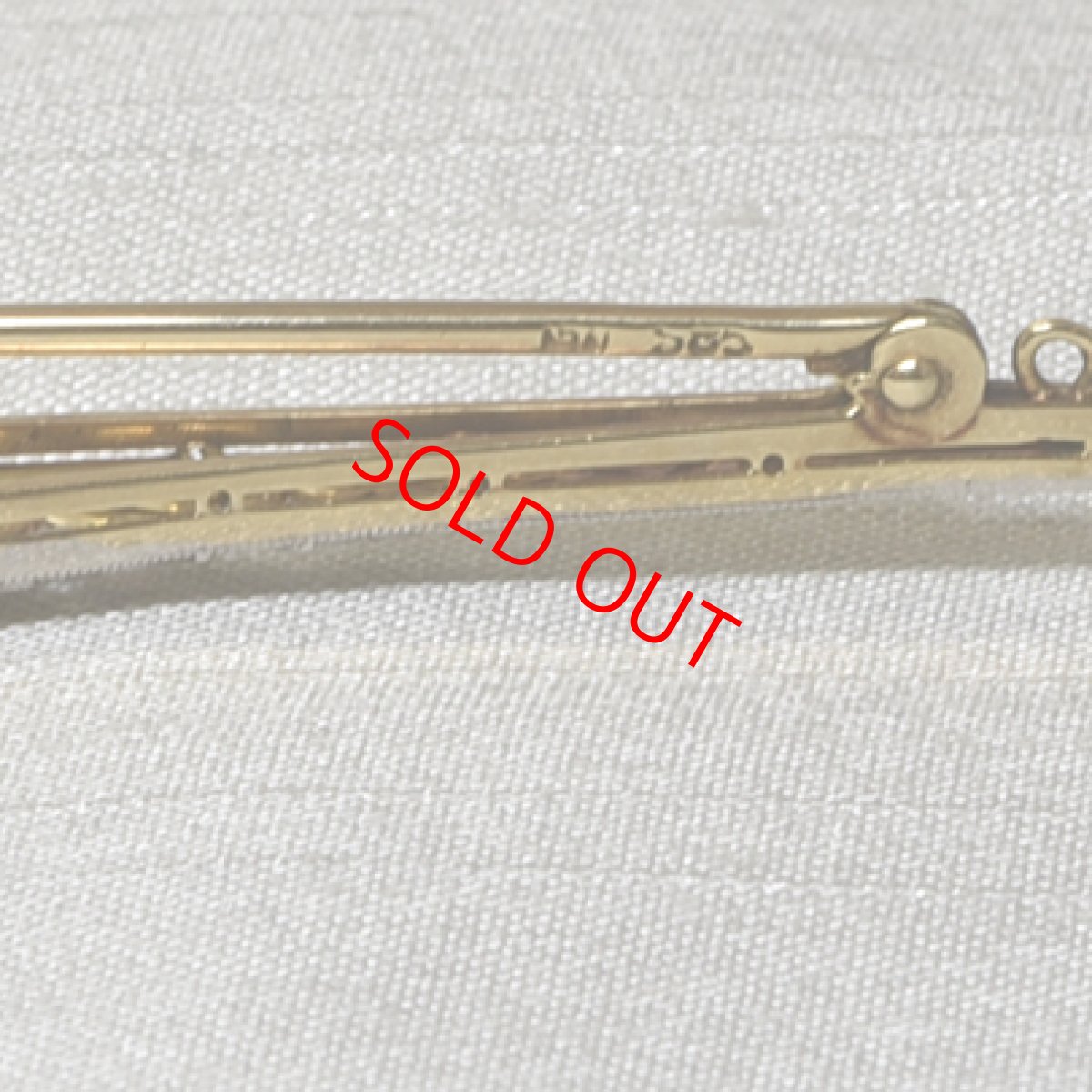 画像5: 14ct．ダイヤモンドブローチ (5)