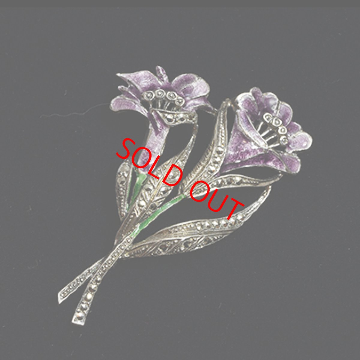 画像3: Sv.エナメルマルカジットブローチ　allice caviness (3)