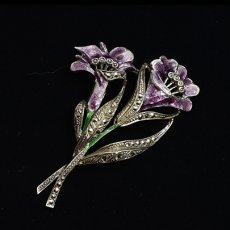 画像3: Sv.エナメルマルカジットブローチ　allice caviness (3)