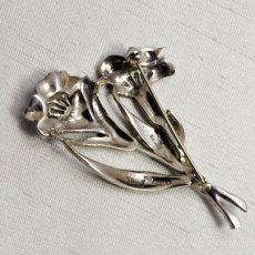 画像2: Sv.エナメルマルカジットブローチ　allice caviness (2)