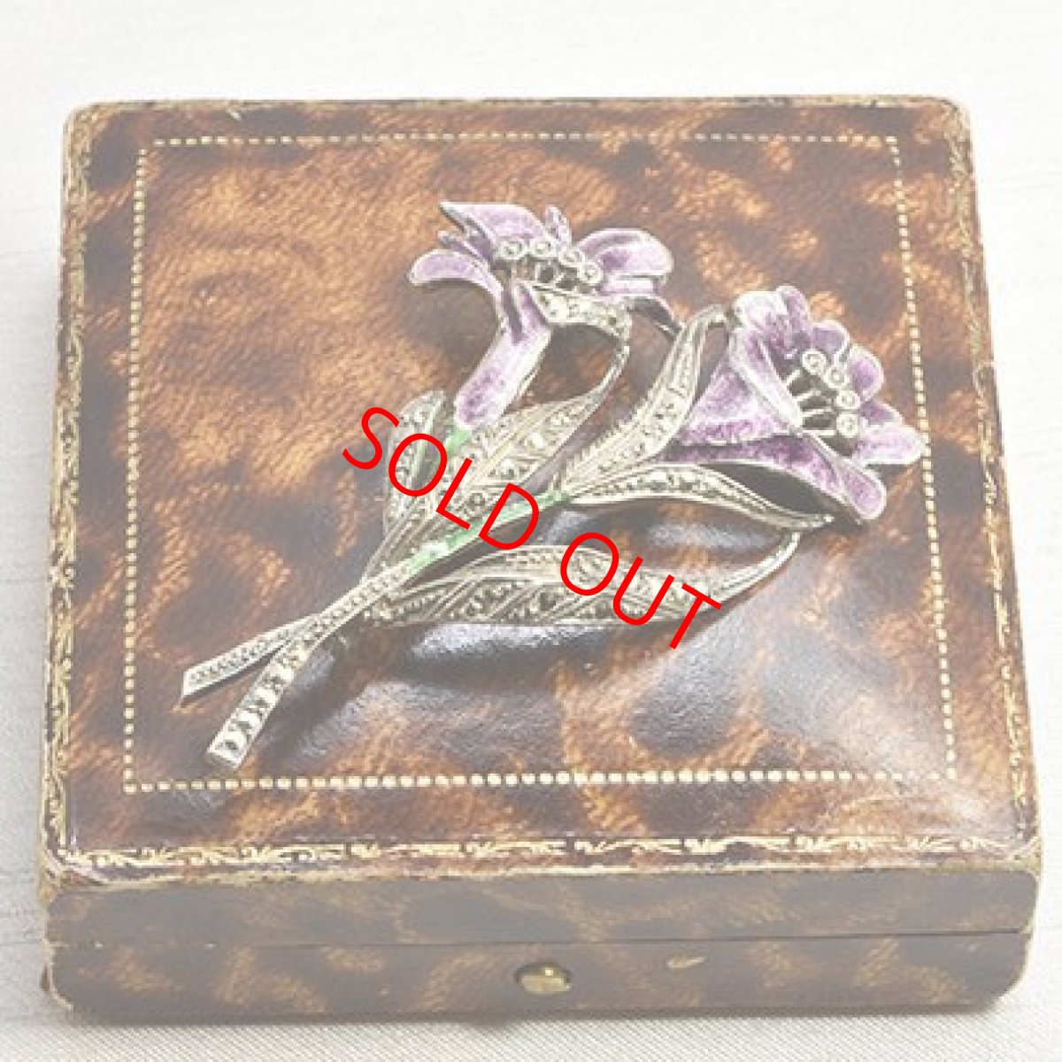 画像4: Sv.エナメルマルカジットブローチ　allice caviness (4)