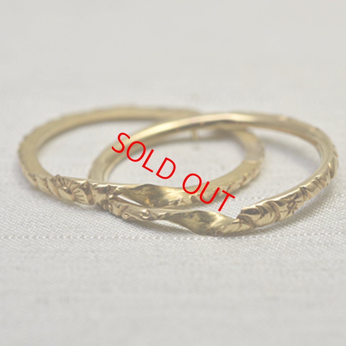 画像2: Sold 18ct.ギメルリング (2)