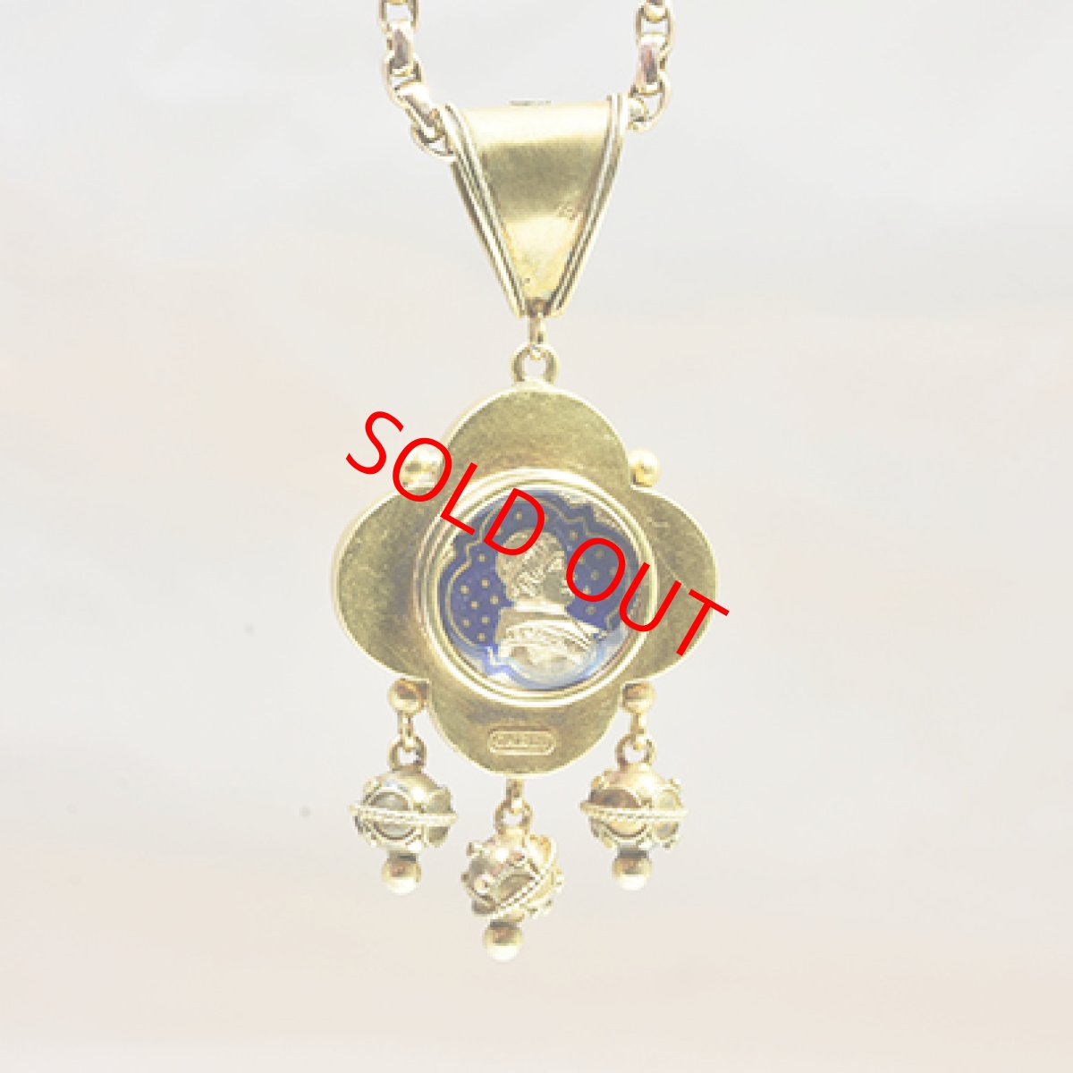 画像3: ゴールド・モザイクペンダント (3)