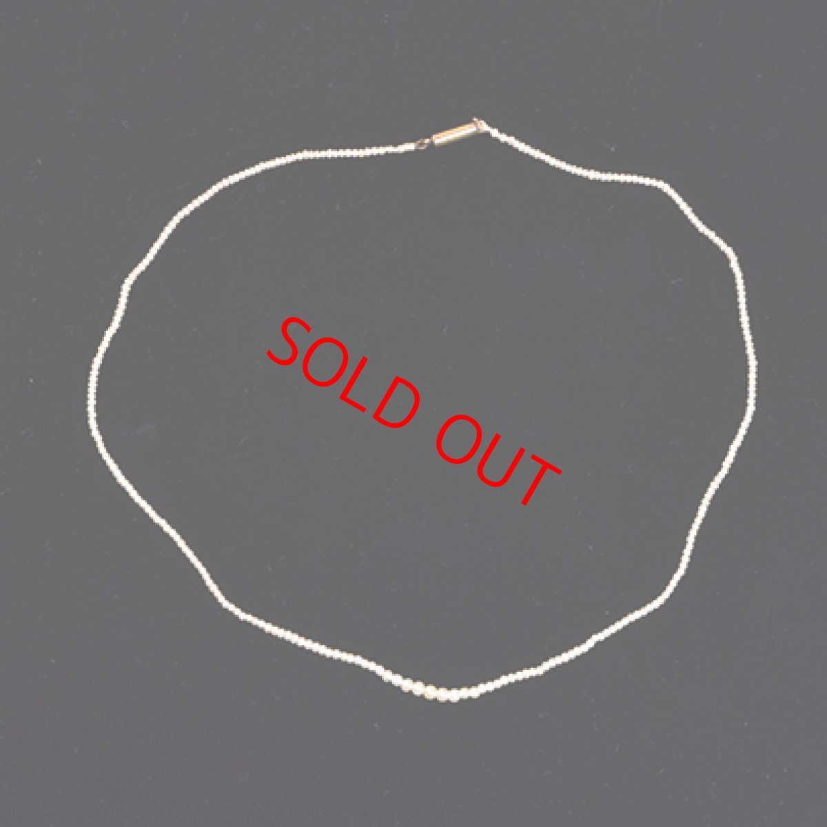 画像5: メタル・パールネックレス (5)