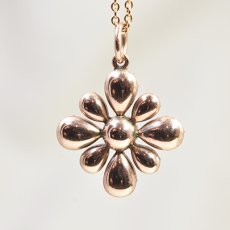 画像4: ゴールド・ガーネットペンダント (4)