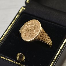 画像9: 14ct,インタリオリング (9)