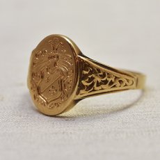 画像2: 14ct,インタリオリング (2)