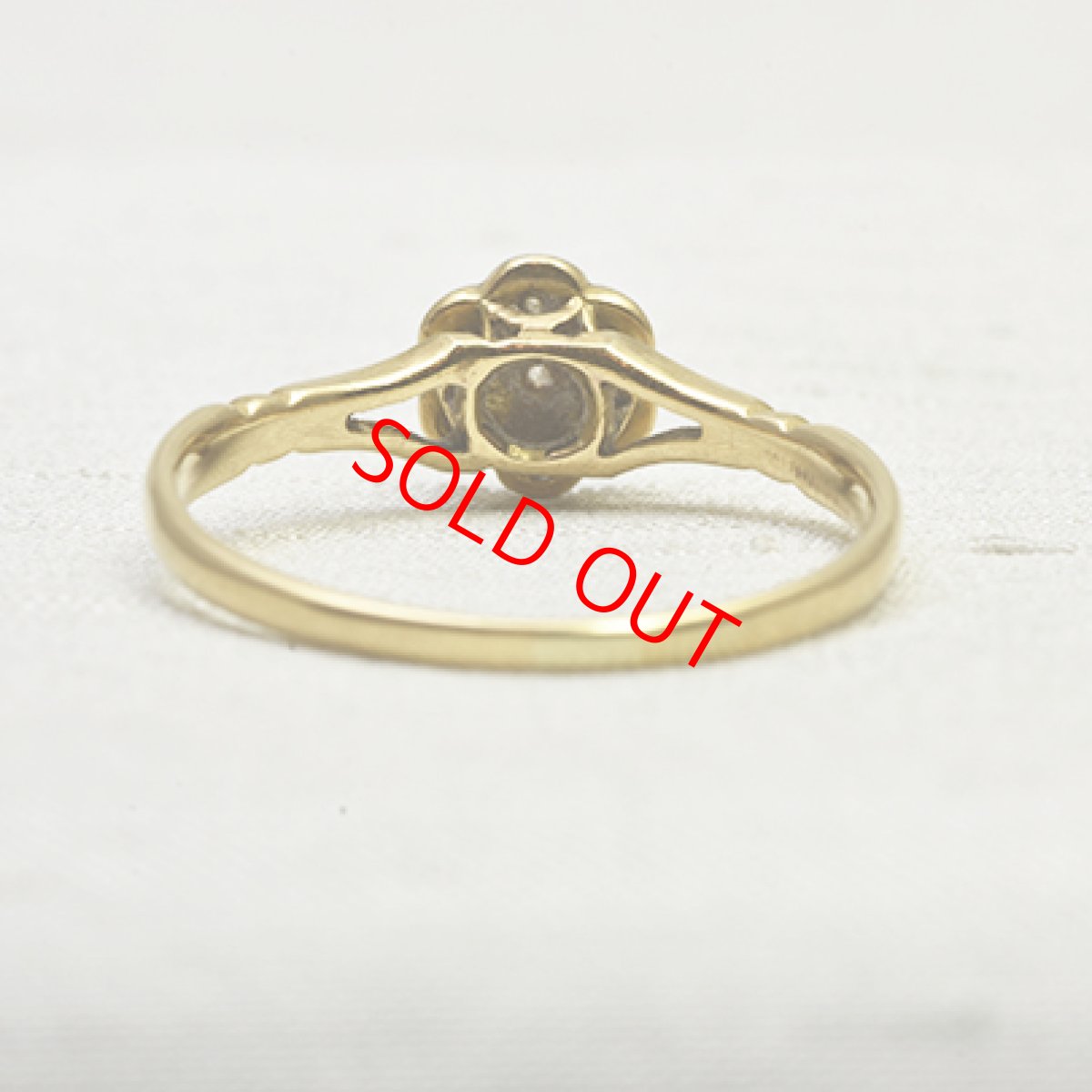 画像3: 18ct.(pt)ダイヤモンドリング (3)