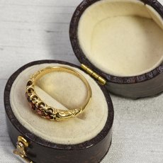 画像6: ゴールド.ガーネットリング 商談中 (6)