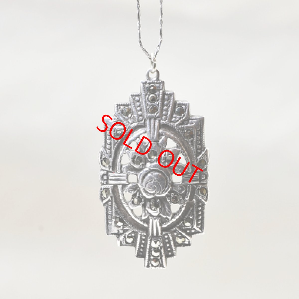 画像1: シルバー・マルカジットペンダント (1)