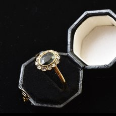 画像6: 14ct。サファイア・ダイヤモンドリング (6)