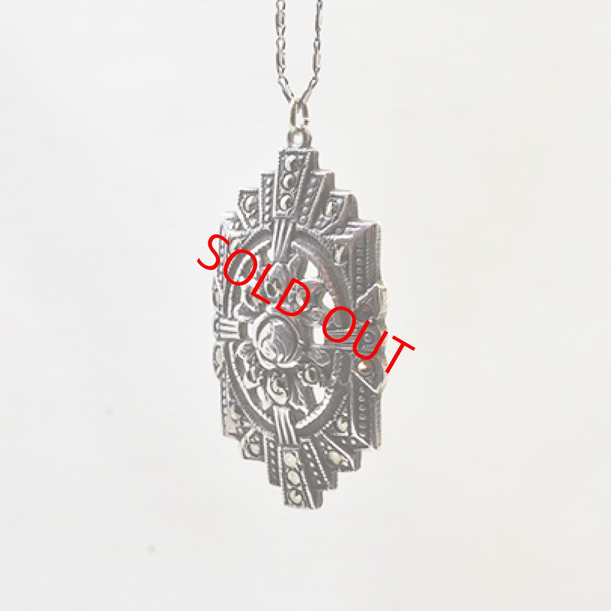 画像2: シルバー・マルカジットペンダント (2)