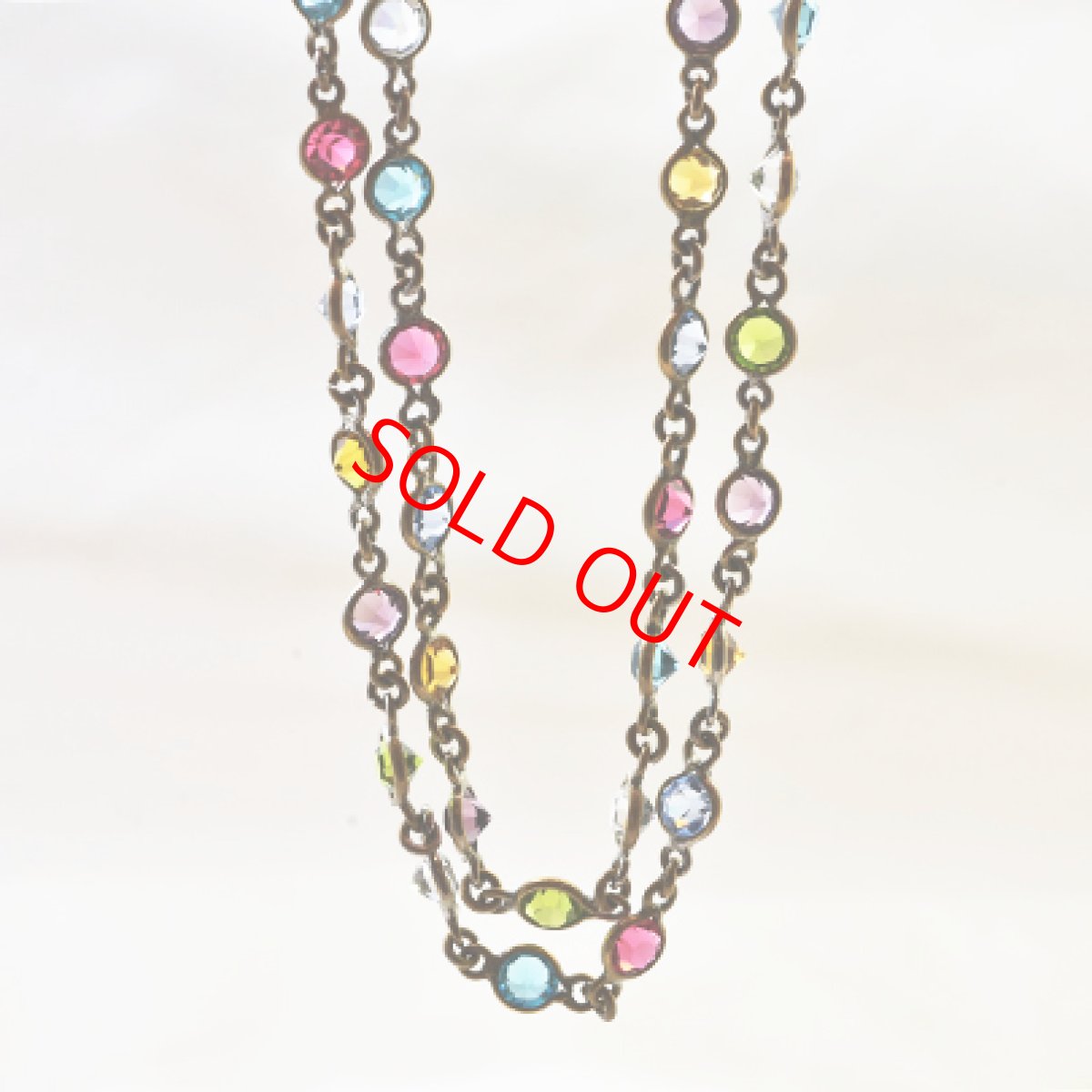 画像1: Sold メタル・ペーストネックレス (1)