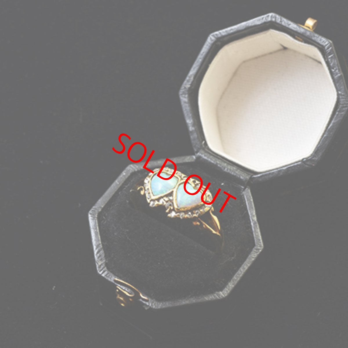 画像8: 18ct.オパール ダイヤモンドリング (8)