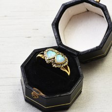 画像9: 18ct.オパール ダイヤモンドリング (9)