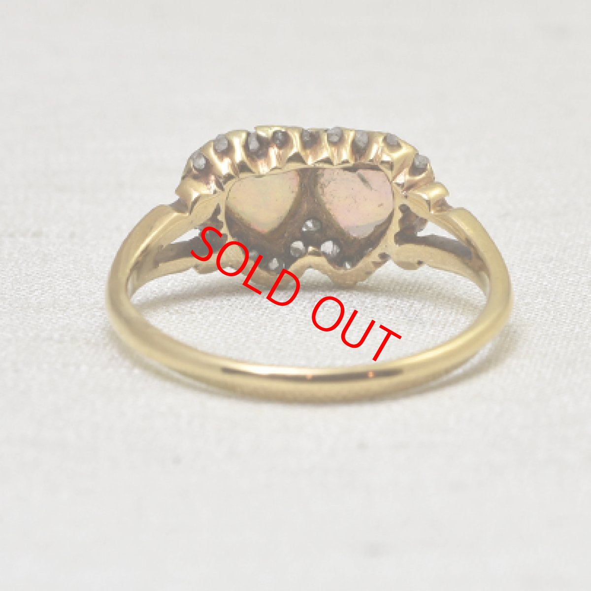 画像4: 18ct.オパール ダイヤモンドリング (4)