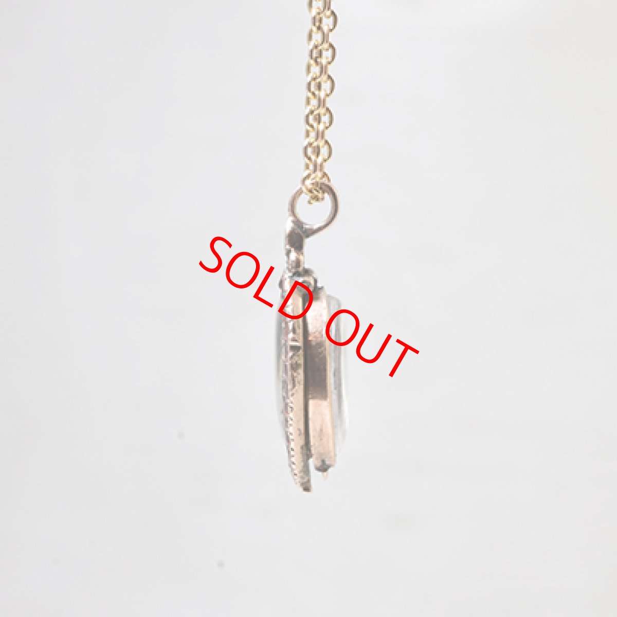 画像3: Gold.ガーネット・クリスタルロケットペンダント (3)