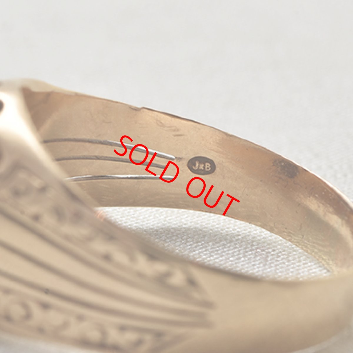 画像7: 14ct.ガーネットリング (7)