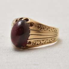 画像2: 14ct.ガーネットリング (2)