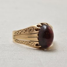 画像6: 14ct.ガーネットリング (6)