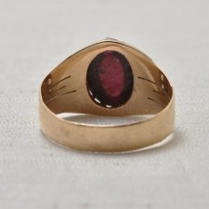画像4: 14ct.ガーネットリング (4)