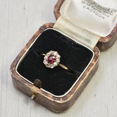 画像7: Sold　14ct.ビルマ産ルビー ダイヤモンドリング (7)