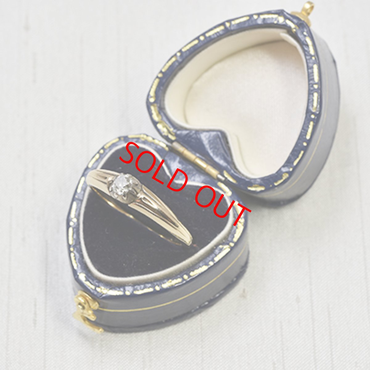 画像6: Sold ゴールド・シルバー　ダイヤモンドリング (6)