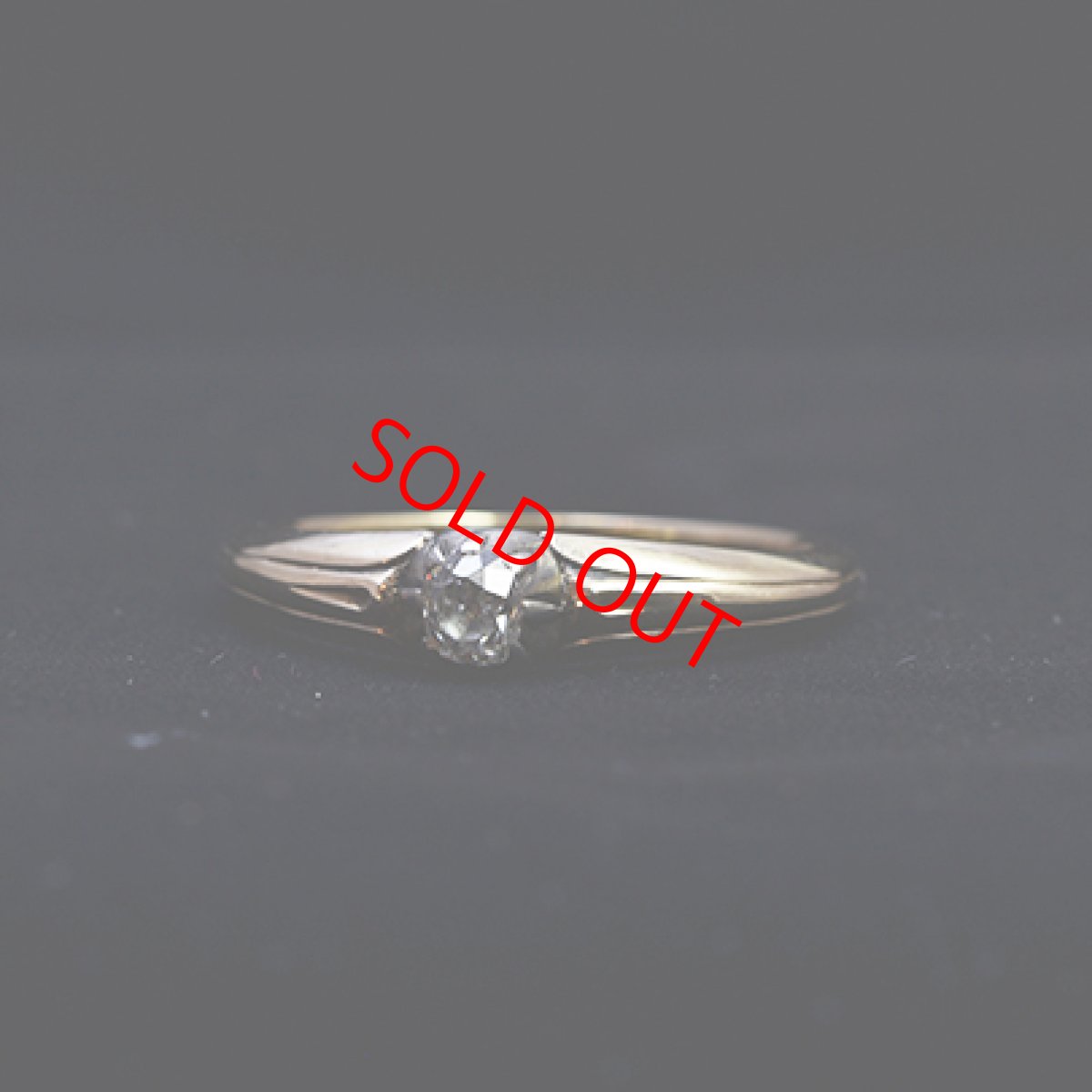 画像5: Sold ゴールド・シルバー　ダイヤモンドリング (5)