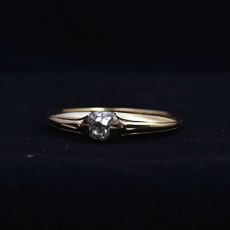 画像5: Sold ゴールド・シルバー　ダイヤモンドリング (5)