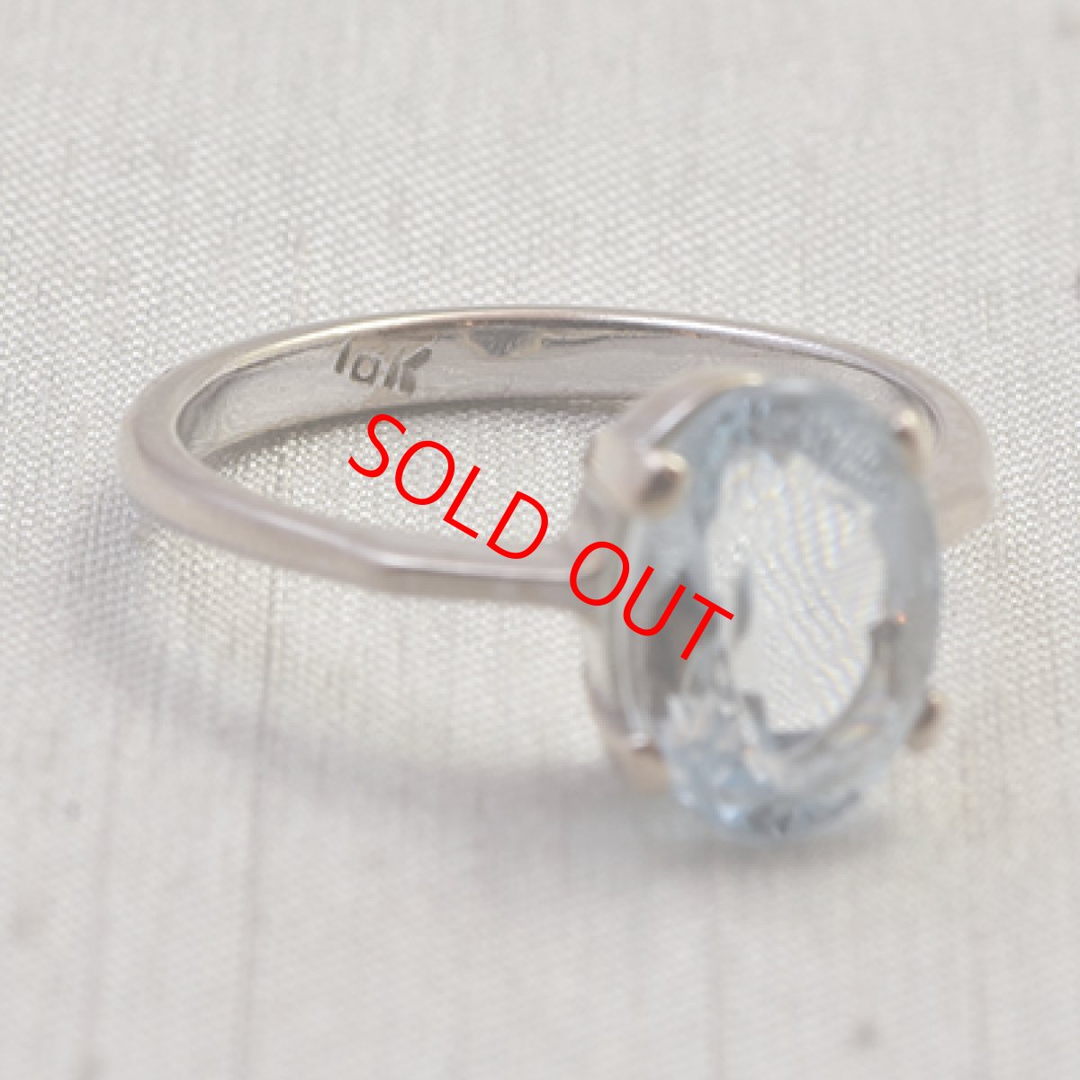 画像6: 18ct.アクアマリンリング (6)