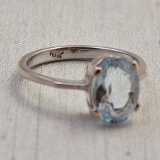 画像6: 18ct.アクアマリンリング (6)