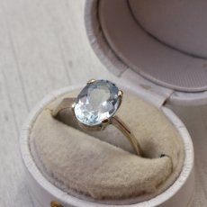 画像7: 18ct.アクアマリンリング (7)