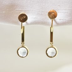 画像3: 15ct.アクアマリン・パールイヤリング 商談中 (3)