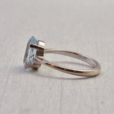画像3: 18ct.アクアマリンリング (3)