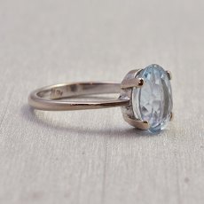 画像5: 18ct.アクアマリンリング (5)