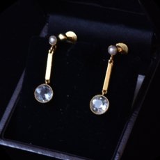 画像8: 15ct.アクアマリン・パールイヤリング 商談中 (8)