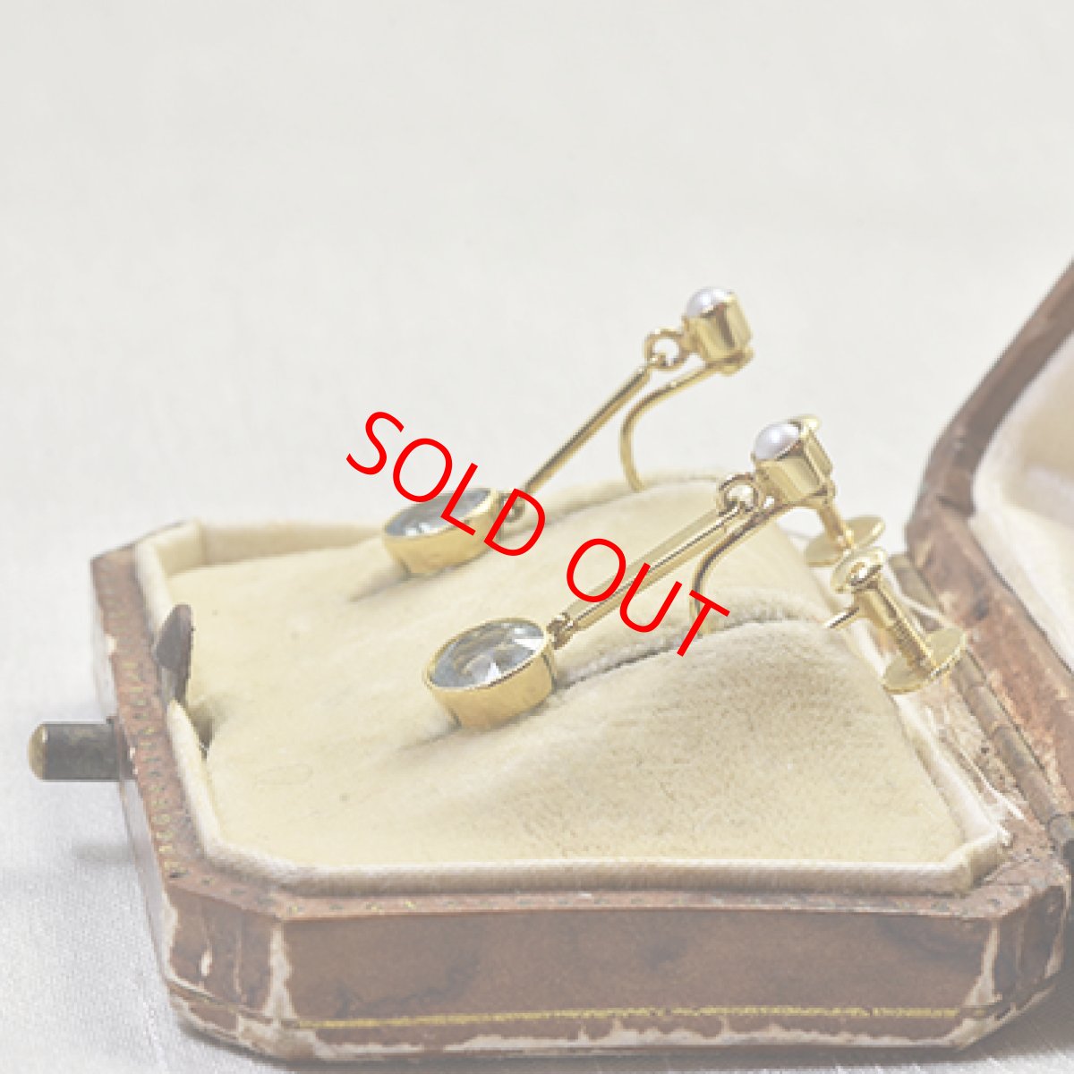 画像6: 15ct.アクアマリン・パールイヤリング 商談中 (6)