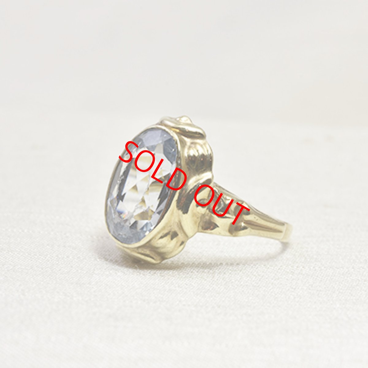 画像2: 8ct.シンセティックスピネルリング (2)