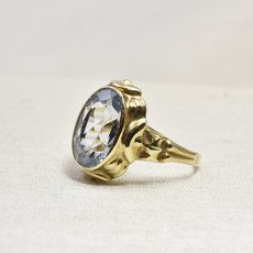 画像2: 8ct.シンセティックスピネルリング (2)
