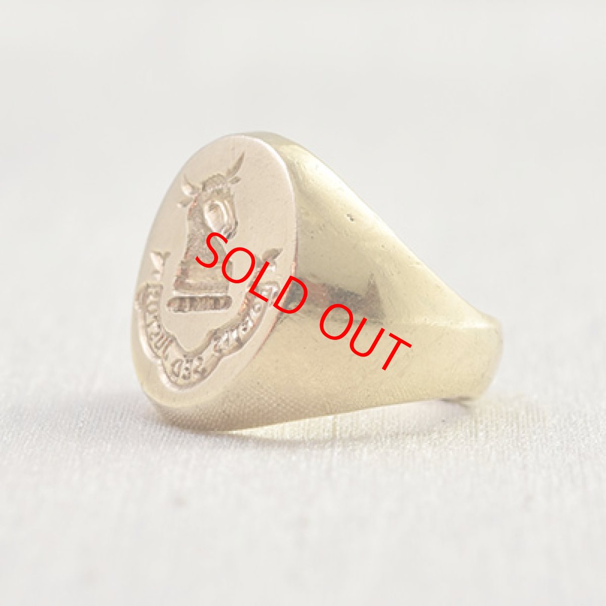 画像2: 9ct.インタリオリング (2)