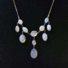 画像1: メタル,オパールネックレス (1)