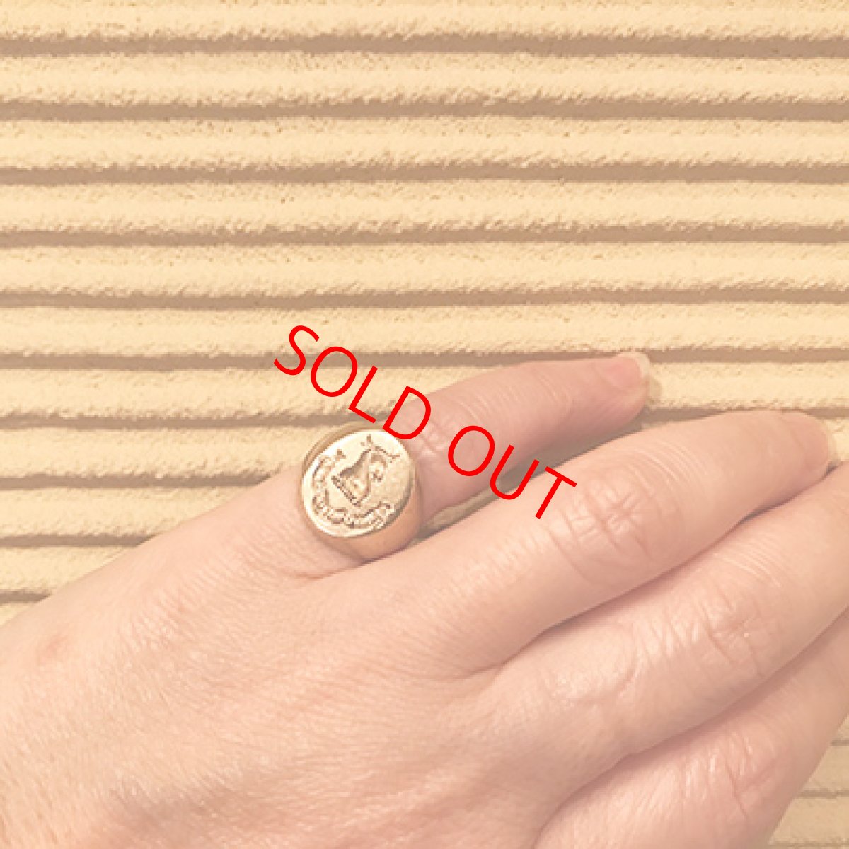 画像9: 9ct.インタリオリング (9)