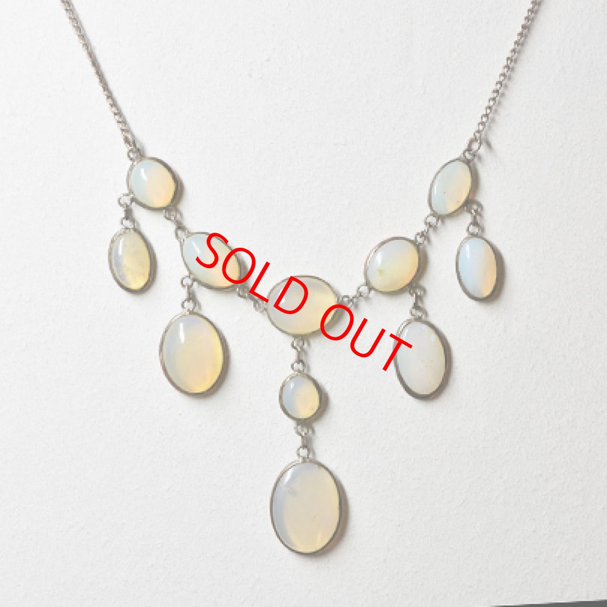 画像5: メタル,オパールネックレス (5)