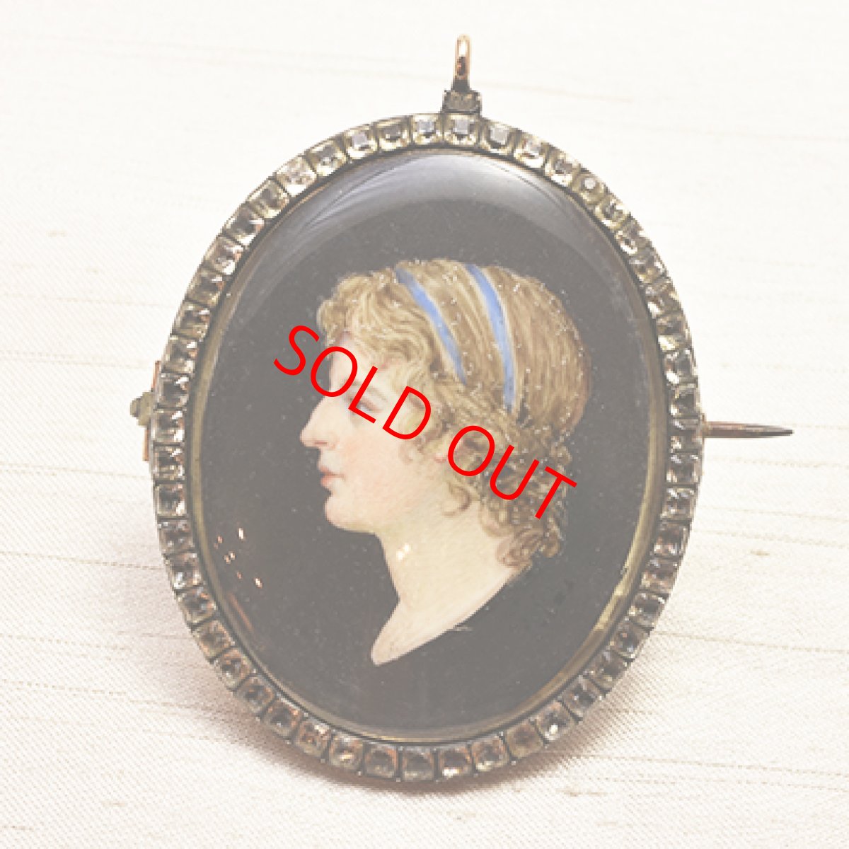 画像1: Sold シルバー.ペースト ミニアチュールブローチ (1)