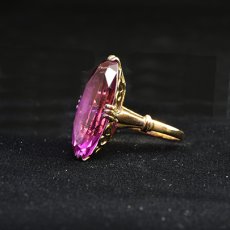 画像6: 18金シンセティックサファイア　リング (6)