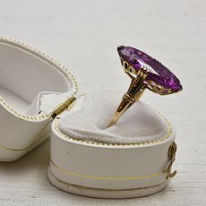 画像7: 18金シンセティックサファイア　リング (7)