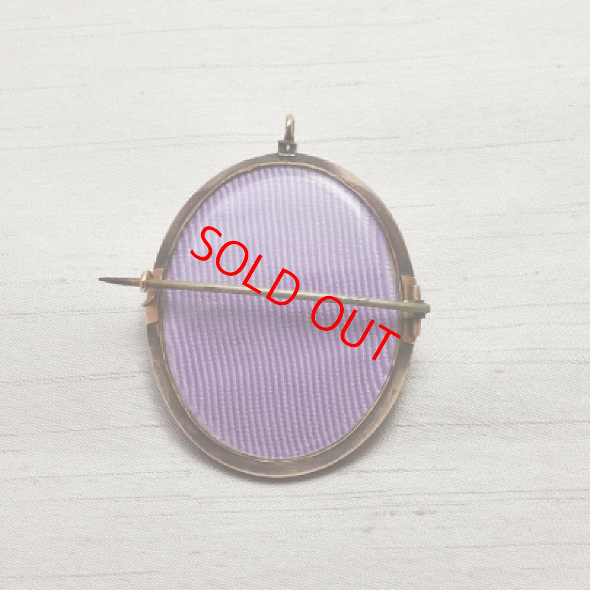 画像2: Sold シルバー.ペースト ミニアチュールブローチ (2)