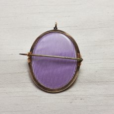 画像2: Sold シルバー.ペースト ミニアチュールブローチ (2)