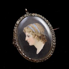 画像3: Sold シルバー.ペースト ミニアチュールブローチ (3)